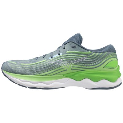 Zapatillas Para Correr Mizuno WAVE Skyrise 4 Hombre Verdes / Azules Grises - Chile M749VQJTUN